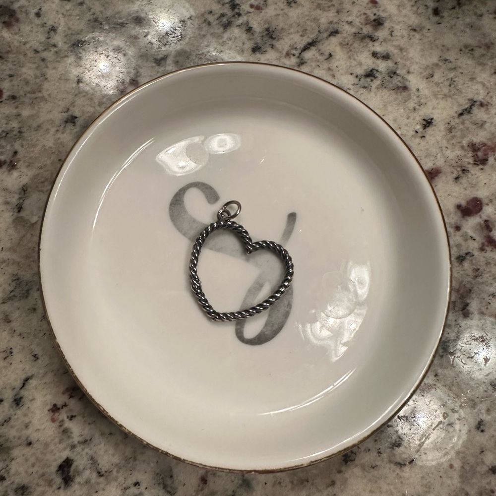 James Avery Silver Heart Necklace